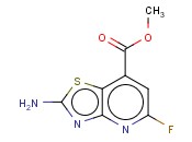 METHYL 2-AMINO-5-FLUORO-[1,3]THIAZOLO[4,5-B]PYRIDINE-7-CARBOXYLATE