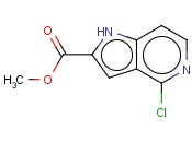 METHYL 4-<span class='lighter'>CHLORO-5-AZAINDOLE</span>-2-CARBOXYLATE