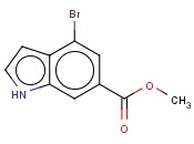 METHYL 4-<span class='lighter'>BROMOINDOLE</span>-6-CARBOXYLATE