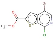 4-BROMO-7-CHLORO-THIENO[2,3-C]PYRIDINE-2-CARBOXYLIC ACID METHYL ESTER