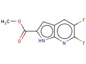 METHYL 5,6-DIFLUORO-1H-PYRROLO[2,3-B]PYRIDINE-2-CARBOXYLATE
