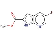 METHYL 5-BROMO-7-<span class='lighter'>AZAINDOLE</span>-2-CARBOXYLATE