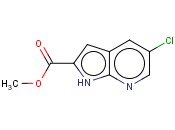 5-<span class='lighter'>氯</span>-1H-吡咯并[2,3-b]<span class='lighter'>吡啶</span>-2-<span class='lighter'>甲酸</span>甲酯