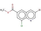 METHYL 3-BROMO-8-CHLOROQUINOLINE-6-CARBOXYLATE