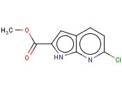 6-<span class='lighter'>氯</span>-1H-吡咯并[2,3-b]<span class='lighter'>吡啶</span>-2-<span class='lighter'>甲酸</span>甲酯