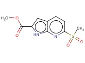 METHYL 6-(METHYLSULFONYL)-1H-PYRROLO[2,3-B]PYRIDINE-2-CARBOXYLATE