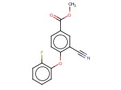 3-氰基-4-(2-<span class='lighter'>氟</span>苯氧基)<span class='lighter'>苯甲酸</span>甲<span class='lighter'>酯</span>
