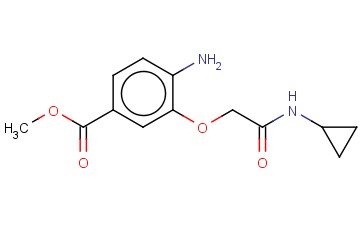 METHYL 4-AMINO-3-[(CYCLOPROPYLCARBAMOYL)METHOXY]BENZOATE