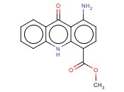 <span class='lighter'>METHYL-1-AMINO-9-OXO-4-ACRIDINECARBOXYLATE</span>