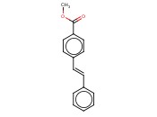 4-((E)-苯乙烯基)-<span class='lighter'>苯甲酸</span><span class='lighter'>甲</span><span class='lighter'>酯</span>
