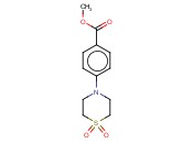 4-(1,1-二氧硫代<span class='lighter'>吗</span><span class='lighter'>啉</span><span class='lighter'>基</span>)苯甲酸甲酯