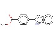 METHYL 4-(1H-INDOL-2-YL)<span class='lighter'>BENZOATE</span>