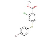 METHYL 4-(4-BROMOPHENYLTHIO)-<span class='lighter'>2-CHLOROBENZOATE</span>