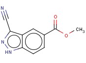 1H-INDAZOLE-5-<span class='lighter'>CARBOXYLIC</span> ACID,3-FORMYL-,METHYL <span class='lighter'>ESTER</span>