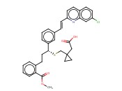 BENZOIC ACID, 2-[(3R)-3-[[[1-(CARBOXYMETHYL)CYCLOPROPYL]METHYL]THIO]-3-[3-[(1E)-2-(7-CHLORO-2-QUINOLINYL)ETHENYL]PHENYL]PROPYL]-, 1-METHYL ESTER