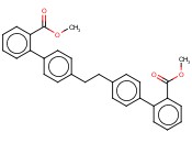 [1,1'-BIPHENYL]-2-CARBOXYLIC ACID, 4'-[2-[2'-(METHOXYCARBONYL)[1,1'-BIPHENYL]-4-YL]ETHYL]-, METHYL ESTER