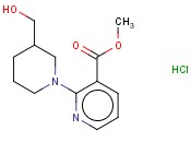 2-[3-(羟基甲基)-1-<span class='lighter'>哌啶</span><span class='lighter'>基</span>]-3-<span class='lighter'>吡啶</span>羧酸甲酯盐酸盐