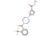 METHYL 2-(4-(2-(TRIFLUOROMETHYL)BENZOYL)PIPERAZIN-1-YL)THIAZOLE-5-CARBOXYLATE