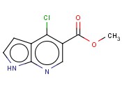 4-<span class='lighter'>CHLORO</span>-1H-PYRROLO[2,3-B]PYRIDINE-5-<span class='lighter'>CARBOXYLIC</span> ACID METHYL <span class='lighter'>ESTER</span>