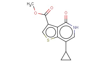 METHYL 7-CYCLOPROPYL-4-OXO-4,5-DIHYDROTHIENO[3,2-C]PYRIDINE-3-CARBOXYLATE