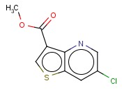 METHYL 6-CHLOROTHIENO[<span class='lighter'>3,2-B</span>]<span class='lighter'>PYRIDINE-3-CARBOXYLATE</span>