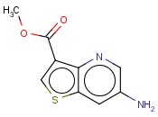 METHYL 6-<span class='lighter'>AMINO</span>THIENO[3,2-B]PYRIDINE-3-<span class='lighter'>CARBOXYLATE</span>