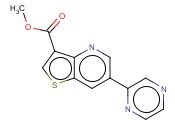 6-(<span class='lighter'>吡</span><span class='lighter'>嗪</span>-2-<span class='lighter'>基</span>)噻吩并[3,2-B]吡啶-3-羧酸甲酯