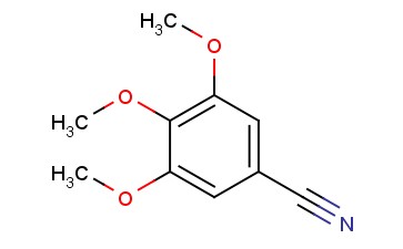 3,4,5-三<span class='lighter'>甲</span>氧基<span class='lighter'>苯</span><span class='lighter'>甲</span><span class='lighter'>腈</span>