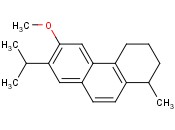 <span class='lighter'>1,2,3,4-Tetrahydro-6-methoxy</span>-1-methyl-7-(1-methylethyl)phenanthrene