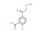 5-((1R)-1-AMINO-2-METHOXYETHYL)-<span class='lighter'>2-BROMOBENZOIC</span> ACID