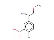 5-((1S)-1-AMINO-2-METHOXYETHYL)-<span class='lighter'>2-BROMOBENZOIC</span> ACID
