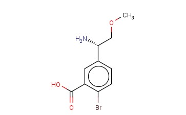 5-((1S)-1-AMINO-2-METHOXYETHYL)-<span class='lighter'>2-BROMOBENZOIC</span> ACID