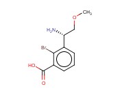 3-((1S)-1-AMINO-2-METHOXYETHYL)-<span class='lighter'>2-BROMOBENZOIC</span> ACID