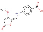 4-(((3-METHOX(-5-OXO-2(5H)-FURANYLIDEN)METHYL)AMINO)BENZENECARBOXYLIC ACID