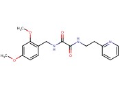 N'-[(<span class='lighter'>2,4-dimethoxyphenyl</span>)methyl]-N-(2-pyridin-2-ylethyl)oxamide