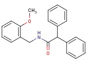 N-(2-Methoxybenzyl)-2,2-diphenylacetamide