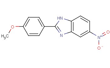 2-(4-METHOXY-PHENYL)-5-NITRO-1H-<span class='lighter'>BENZOIMIDAZOLE</span>