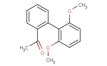 2-<span class='lighter'>ACETYL</span>-2',6'-METHOXYBIPHENYL