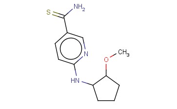 6-[(2-METHOXYCYCLOPENTYL)AMINO]PYRIDINE-3-CARBOTHIOAMIDE