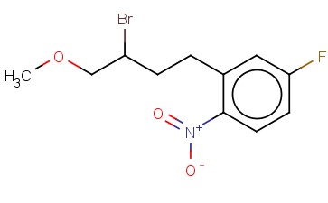 2-(3-BROMO-4-METHOXYBUTYL)-4-FLUORO-1-NITROBENZENE