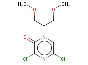 2(1H)-PYRAZINONE, 3,5-DICHLORO-1-[2-METHOXY-1-(METHOXYMETHYL)ETHYL]-