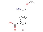 5-(1-AMINO-2-METHOXYETHYL)-<span class='lighter'>2-BROMOBENZOIC</span> ACID