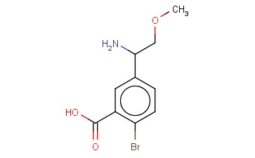 5-(1-AMINO-2-METHOXYETHYL)-<span class='lighter'>2-BROMOBENZOIC</span> ACID