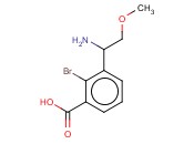3-(1-AMINO-2-METHOXYETHYL)-<span class='lighter'>2-BROMOBENZOIC</span> ACID
