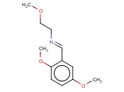 (2,5-DIMETHOXYBENZYLIDENE)-(2-METHOXYETHYL)AMINE
