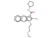 2-AMINO-N-CYCLOPENTYL-1-(3-METHOXYPROPYL)-1H-PYRROLO(2,3-B)QUINOXALINE-3-CARBOXAMIDE