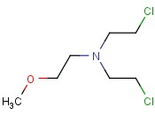 <span class='lighter'>BIS</span>-(2-CHLORO-ETHYL)-(2-METHOXY-ETHYL)-<span class='lighter'>AMINE</span>