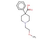 1-(2-METHOXYETHYL)-4-<span class='lighter'>PHENYLPIPERIDINE</span>-4-CARBOXYLIC ACID