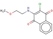 2-CHLORO-3-(2-METHOXYETHYLAMINO)NAPHTHALENE-1,4-DIONE