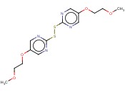 BIS(5-(2-METHOXYETHOXY)-2-PYRIMIDINYL) <span class='lighter'>DISULFIDE</span>
